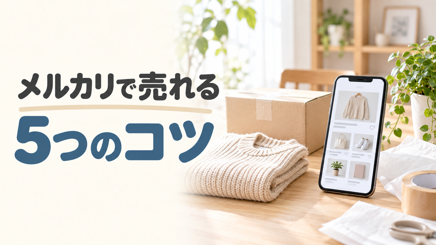 メルカリで売れる5つのコツ
